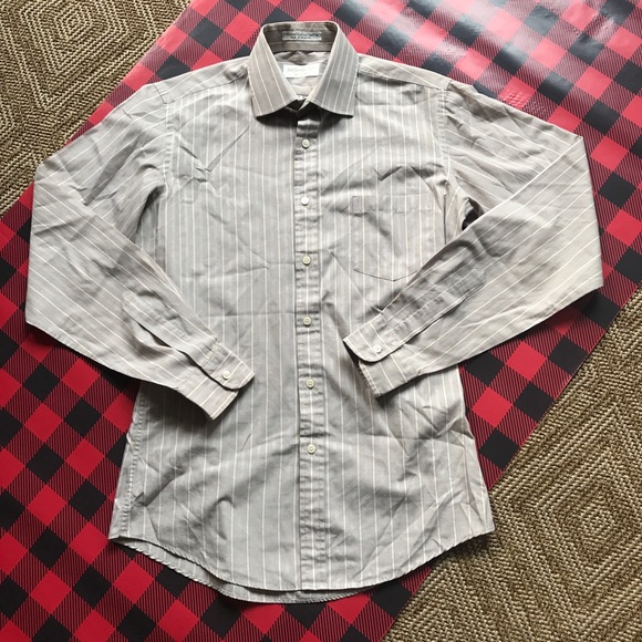 Yves Saint Laurent Button Front Striped Shirt - Picture 3 of 7